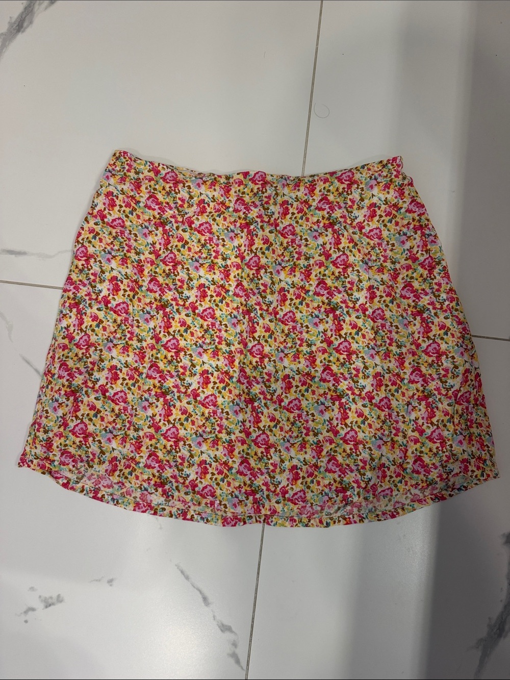 Garage Floral Mini Skirt